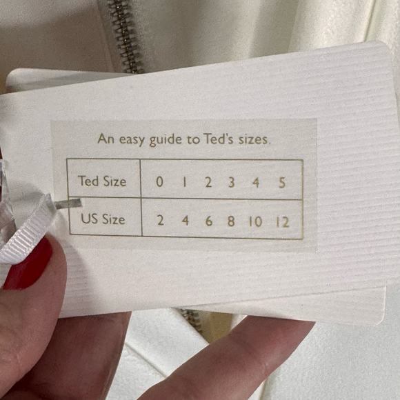 *New* TED BAKER Sheath Dress Womens 10 Tropical Bird Print Wedding Garden Party - Picture 16 of 16